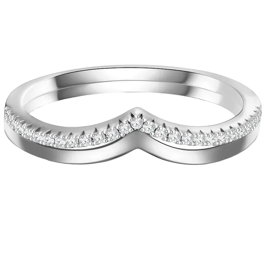 Glanzstücke München Ring Sterling Silber Zirkonia in Silber Ringe 1 ct Damen