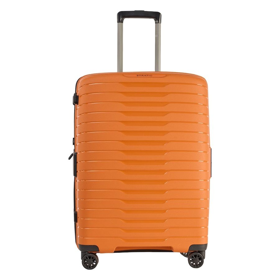 Stratic Novium 4 Rollen Trolley M 65 cm mit Dehnfalte Koffer & Trolleys 1 ct Orange