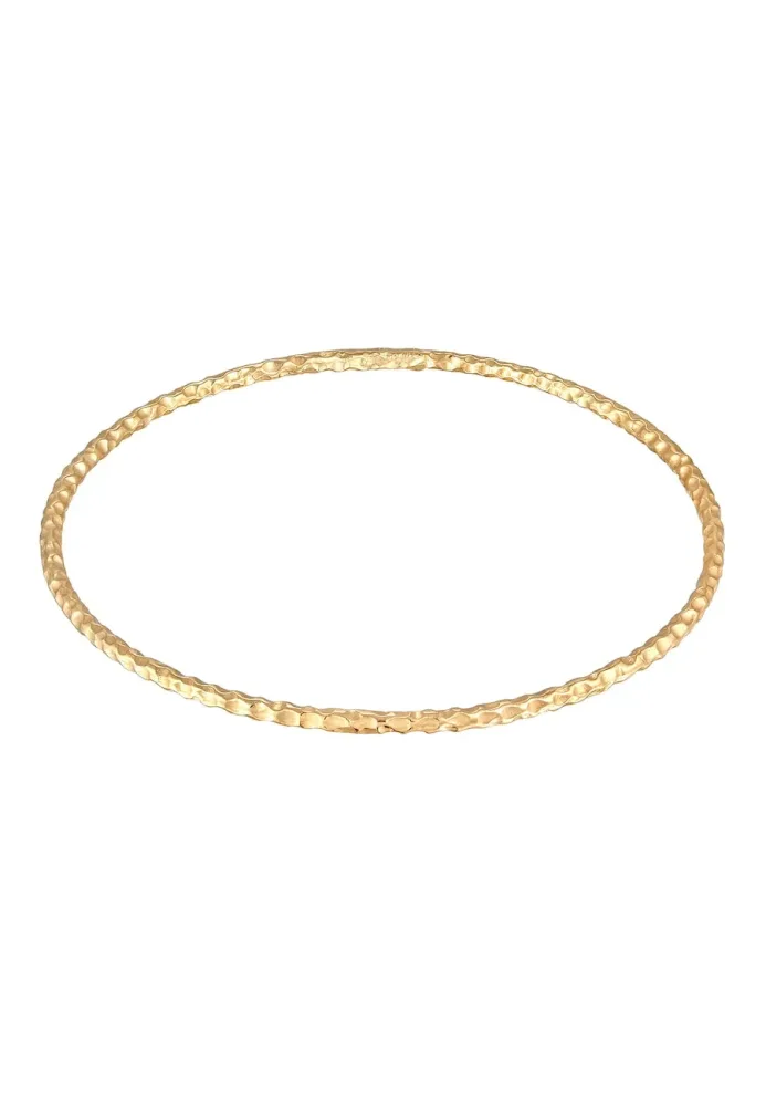 Elli Armreif Hammerschlag 925 Silber Armbänder & Armreife 1 ct Damen