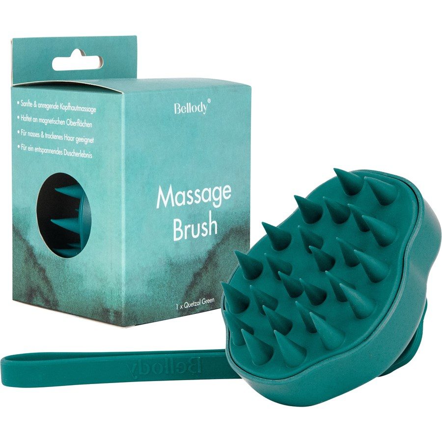 Bellody Scalp Massage Brush Massageöle & Ätherische Öle 1 ct Petrol