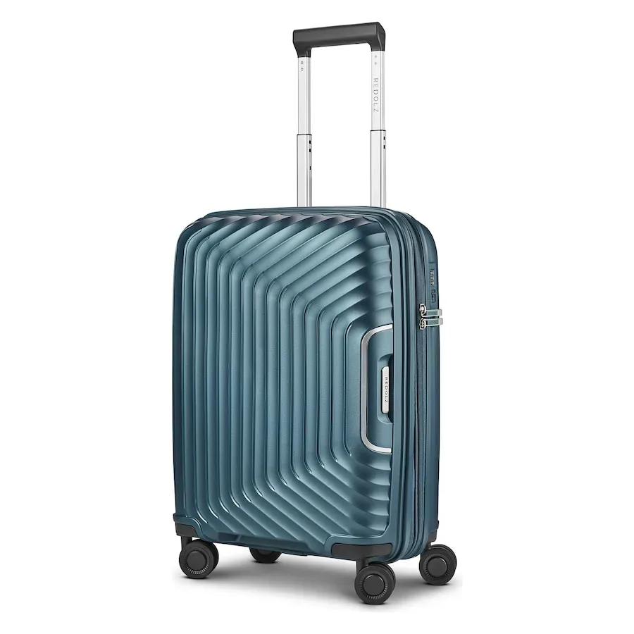 Redolz Essentials 01 4 Rollen Kabinentrolley 53 cm mit Dehnfalte Koffer & Trolleys 1 ct Grau Herren