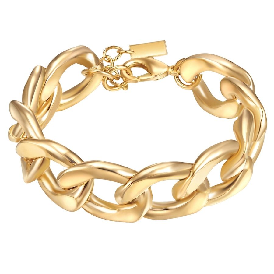 Lulu & Jane Armband aus Metall in Gelbgold Armbänder & Armreife 1 ct Damen