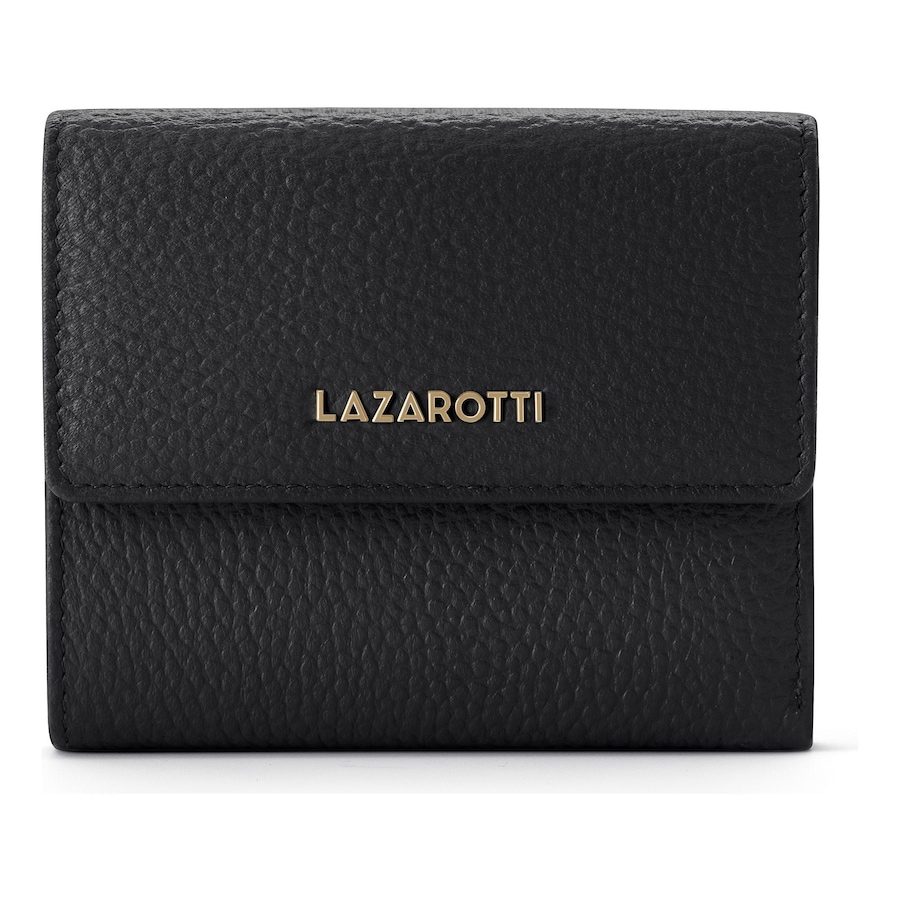Lazarotti Bologna Leather Geldbörse Leder 12 cm Portemonnaies 1 ct Schwarz Damen