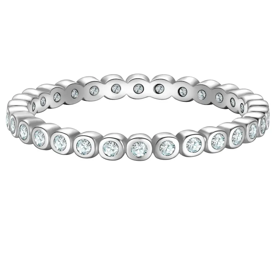 Glanzstücke München Ring aus Sterling Silber in silber mit Zirkonia Ringe 1 ct Damen