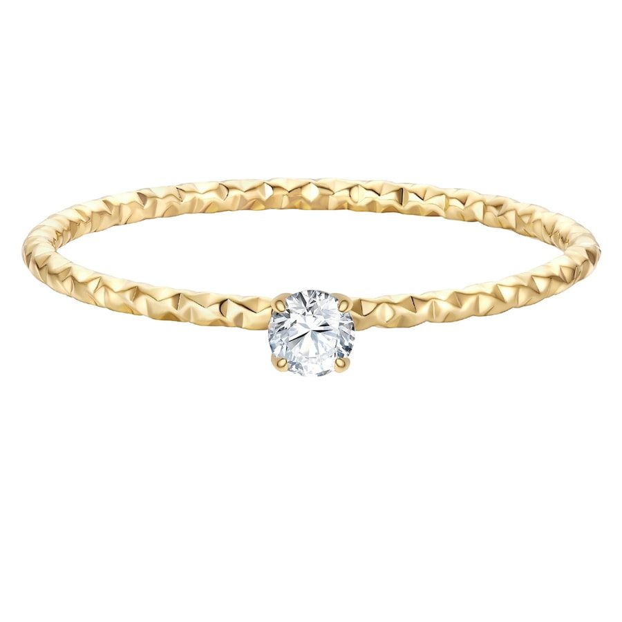 EASTSIDE Ring aus Edelstahl in Gelbgold mit Zirkonia Ringe 1 ct Damen