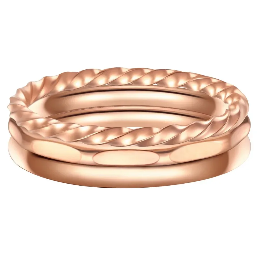 EASTSIDE Ring Edelstahl in Roségold Ringe 1 ct Damen
