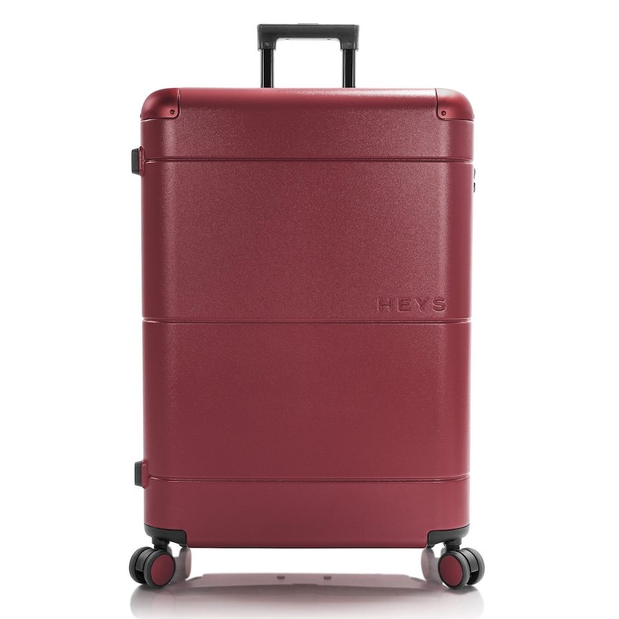 Heys Zen 4 Rollen Trolley L 76 cm mit Dehnfalte Reisetaschen 1 ct Rot Herren