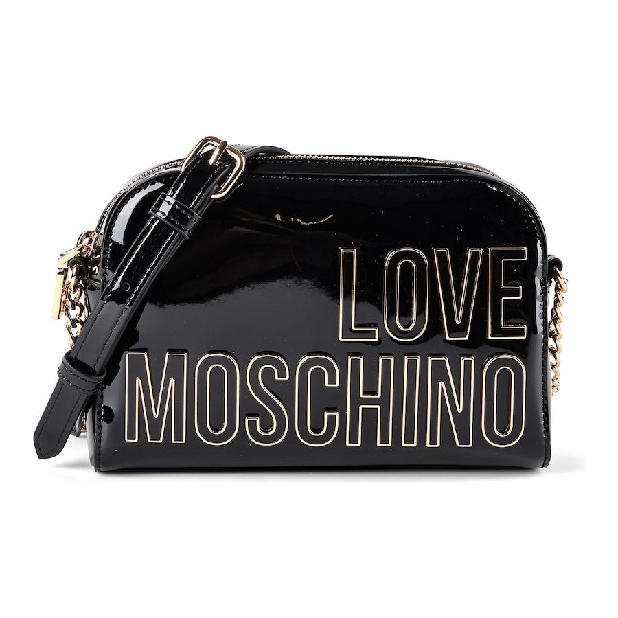 Love Moschino Enameled Logo Umhängetasche Handtaschen 1 ct Schwarz Damen