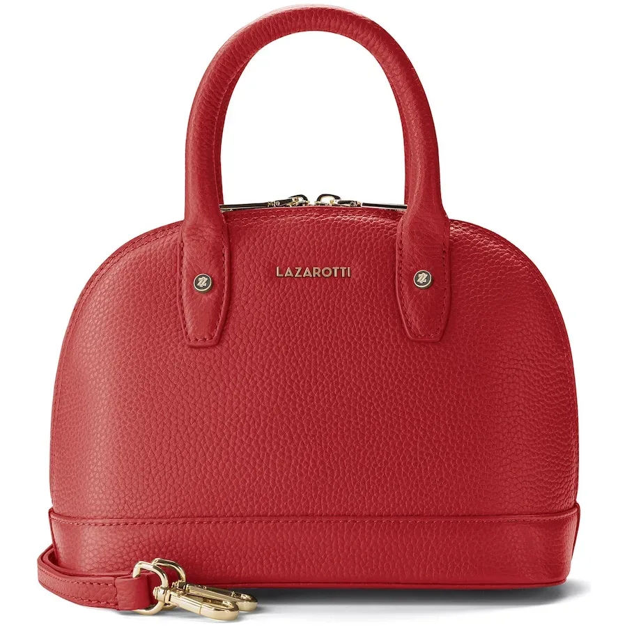 Lazarotti Bologna Leather Henkeltasche Handtaschen 1 ct Braun Damen