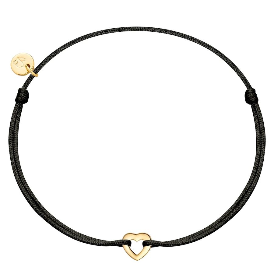Glanzstücke München Armband Herz aus Sterling Silber in gelbgold Armbänder & Armreife 1 ct Damen