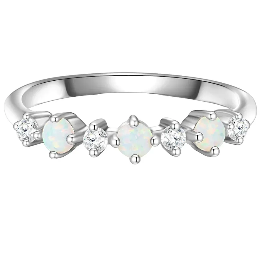 Glanzstücke München Ring Sterling Silber Zirkonia in Silber Ringe 1 ct Damen