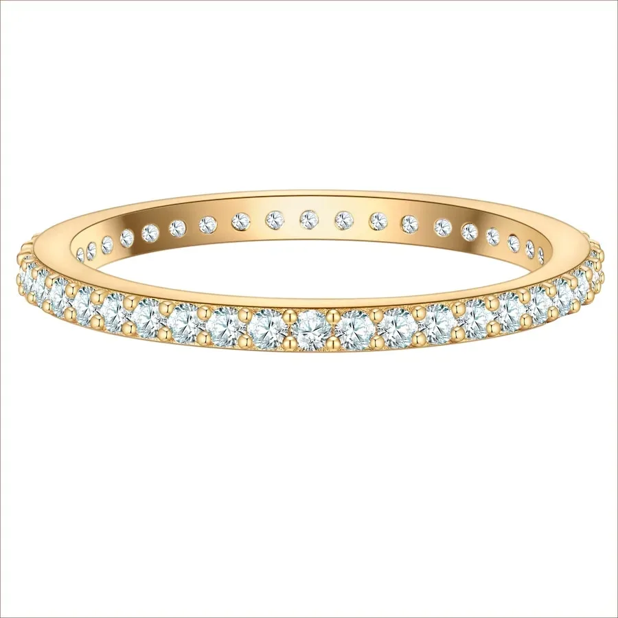 Glanzstücke München Ring aus Sterling Silber in gelbgold Ringe 1 ct Damen