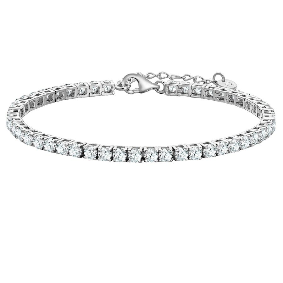 Glanzstücke München Armband aus Sterling Silber in silber mit Zirkonia Armbänder & Armreife 1 ct Damen