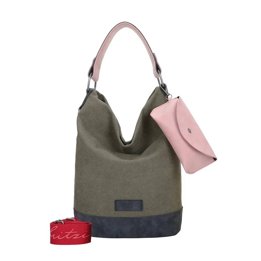 Fritzi aus Preußen Izzy07 Olga Schultertasche Handtaschen 1 ct Hellbraun Damen