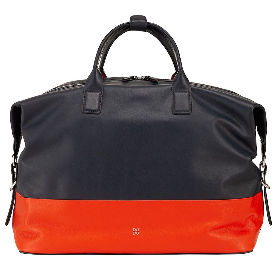 DuDu Miami Weekender Reisetasche Leder 43 cm Reisetaschen 1 ct Rot Herren
