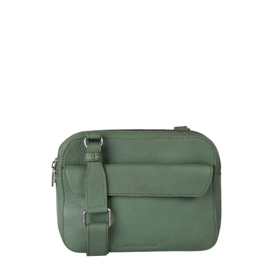 Cowboysbag Anmore Umhängetasche Leder 23 cm Handtaschen 1 ct Grün Damen