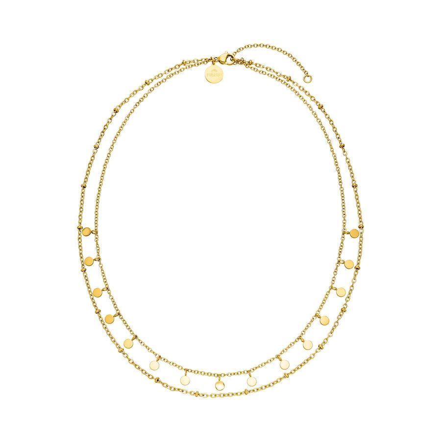 Purelei Plain Kette 100% Edelstahl Ketten 1 ct Hellbraun Damen