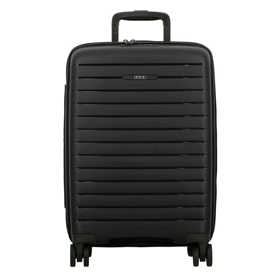Jump Striper 4 Rollen Kabinentrolley 55 cm mit Dehnfalte Reisetaschen 1 ct Grau Herren