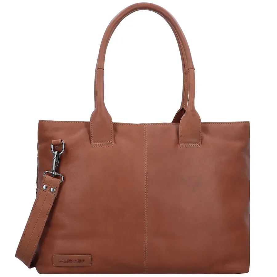 Plevier Structure Schultertasche Handtaschen 1 ct Braun Damen