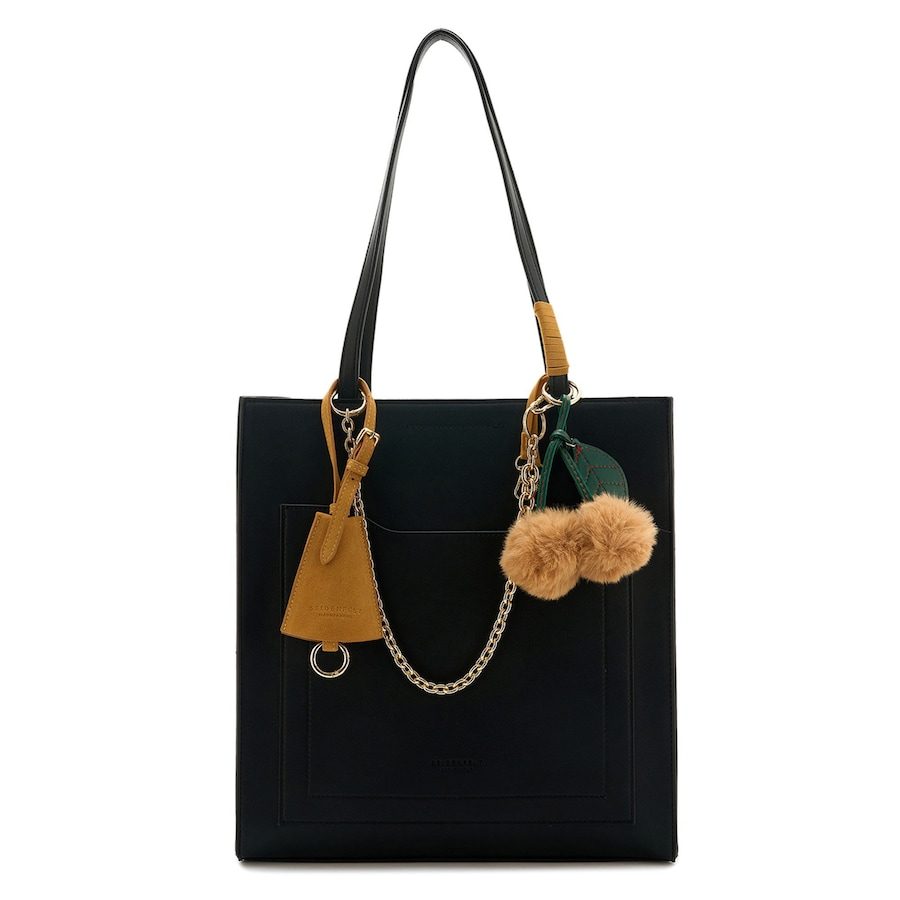 Seidenfelt Lyby Schultertasche Handtaschen 1 ct Schwarz Damen