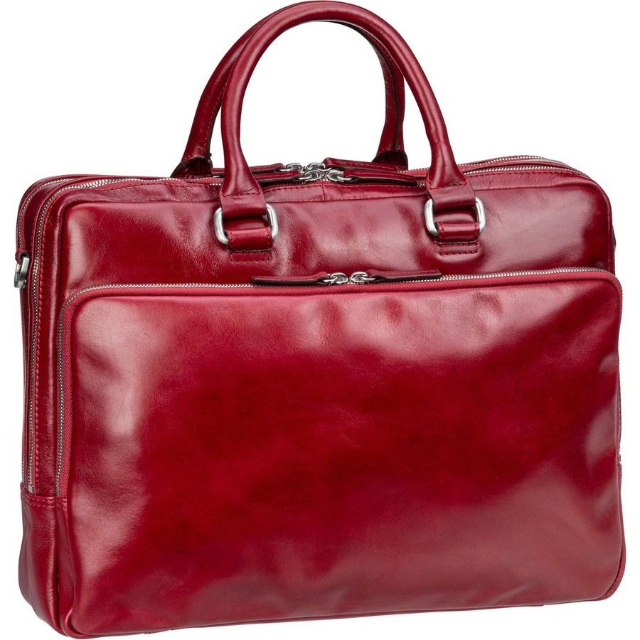 Leonhard Heyden Cambridge Aktentasche Leder 40 cm Laptoptaschen 1 ct Rot Herren