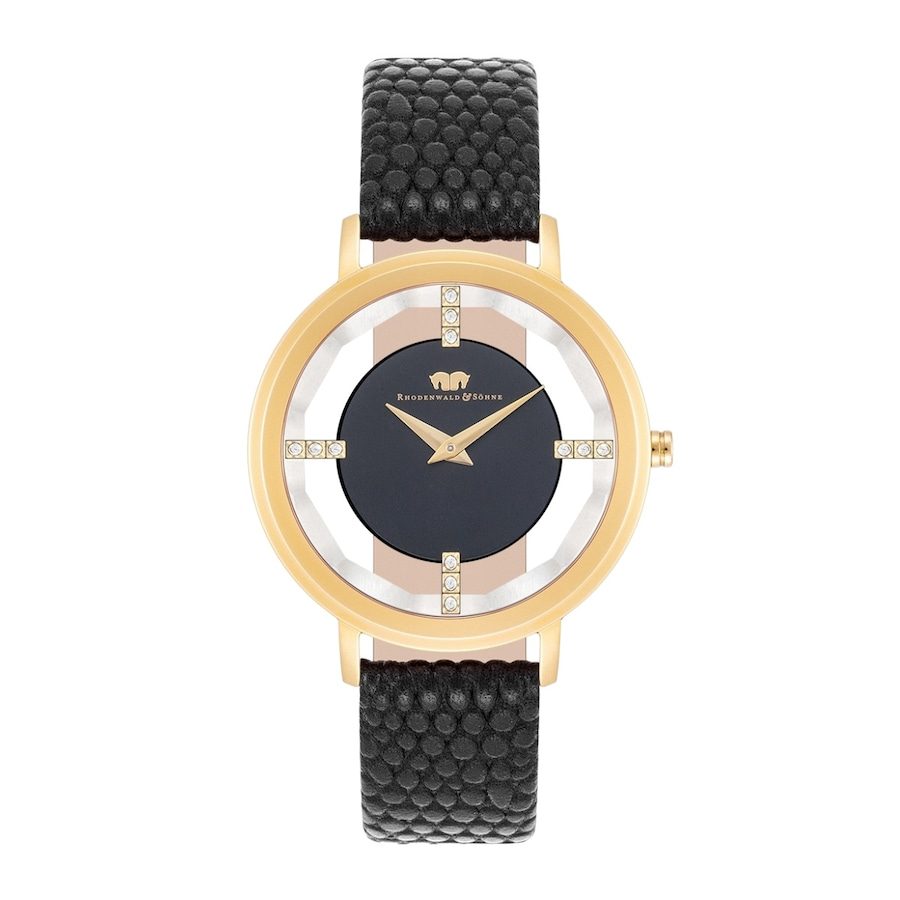 Rhodenwald & Söhne Armband-Uhr Lucrezia aus Echtleder in silber Uhren 1 ct Damen