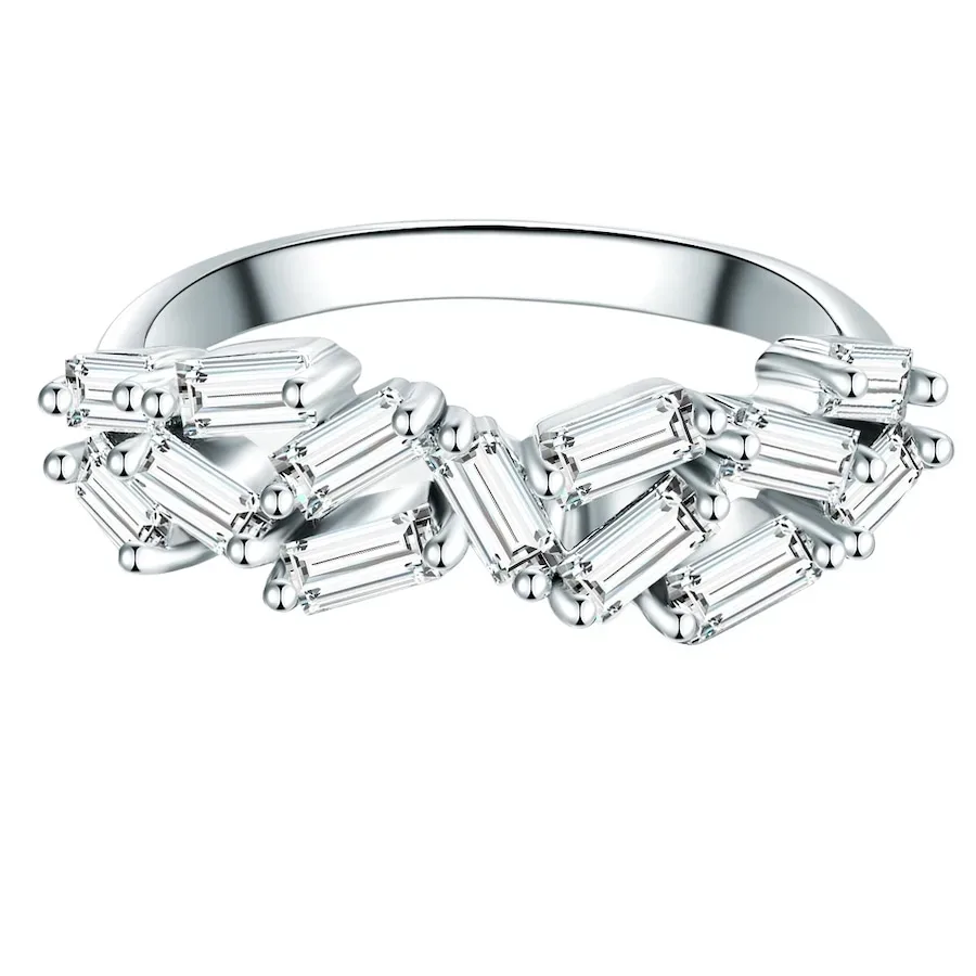 Trilani Ring Sterling Silber Zirkonia in Silber Ringe 1 ct Damen