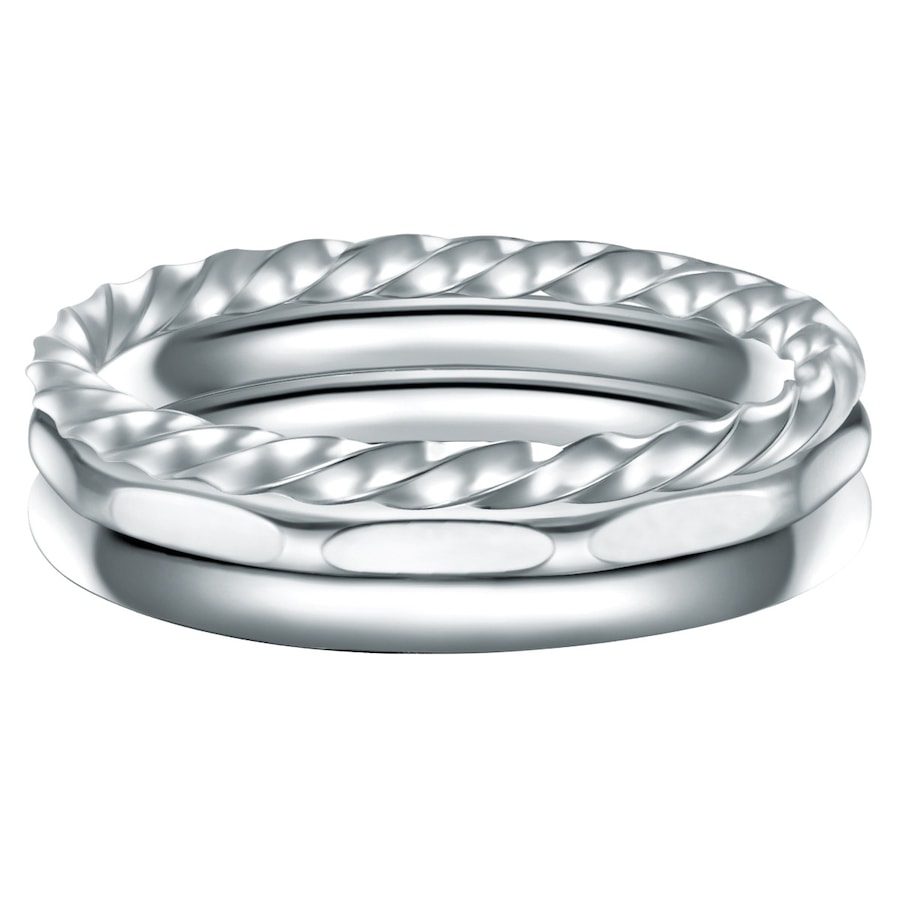 EASTSIDE Ring Edelstahl in Silber Ringe 1 ct Damen