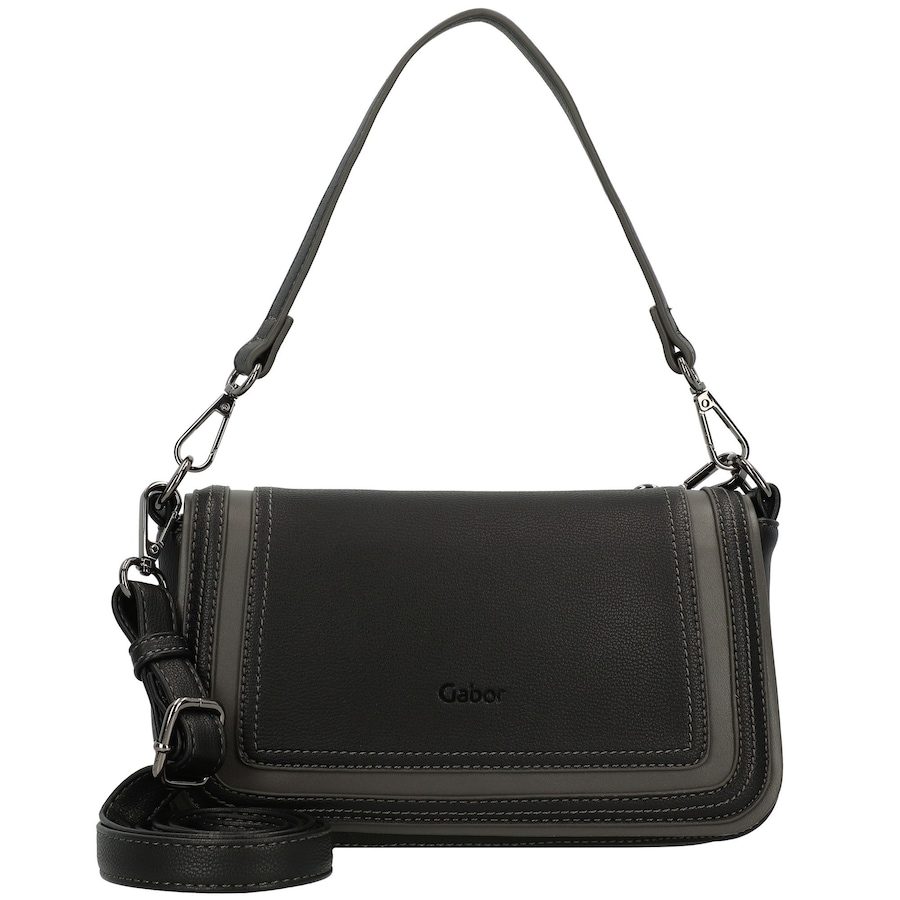 Gabor Amina Schultertasche 23 cm Accessoire-Trend für Herbst & Winter 2024 1 ct Schwarz Damen