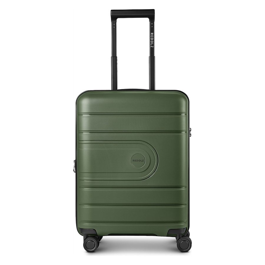 Redolz Essentials 11 4 Rollen Kabinentrolley 55 cm mit Dehnfalte Koffer & Trolleys 1 ct Grün Herren