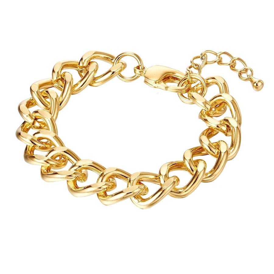 Lulu & Jane Armband Metall-Legierung in Gelbgold Armbänder & Armreife 1 ct Damen