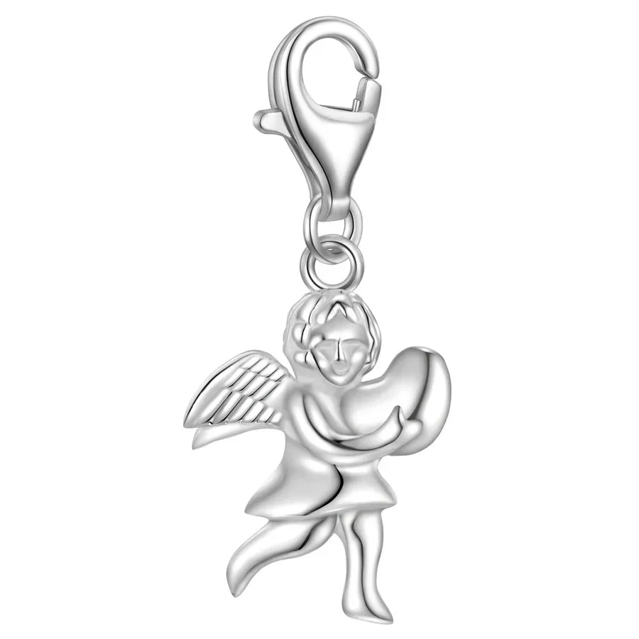 Rafaela Donata Charm Engel aus Sterling Silber in Silber Ketten 1 ct Damen