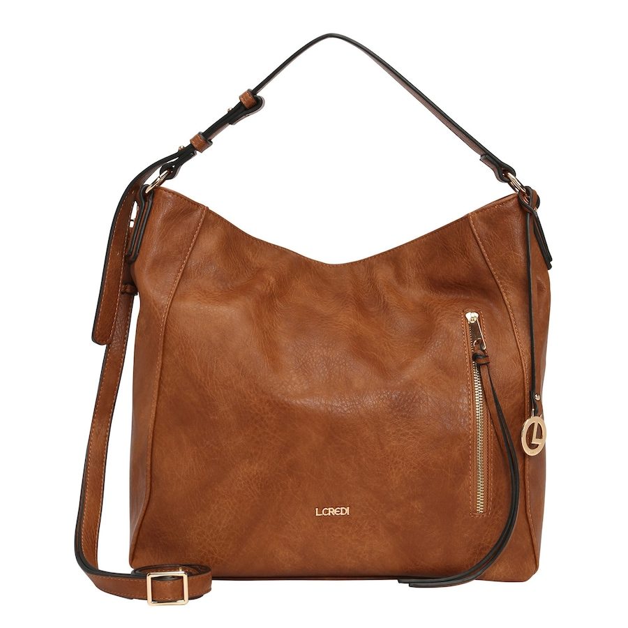 L.CREDI Jana Schultertasche Handtaschen 1 ct Coral Damen