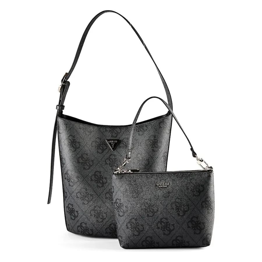 Guess Meridian II Schultertasche Handtaschen 1 ct Grau Damen