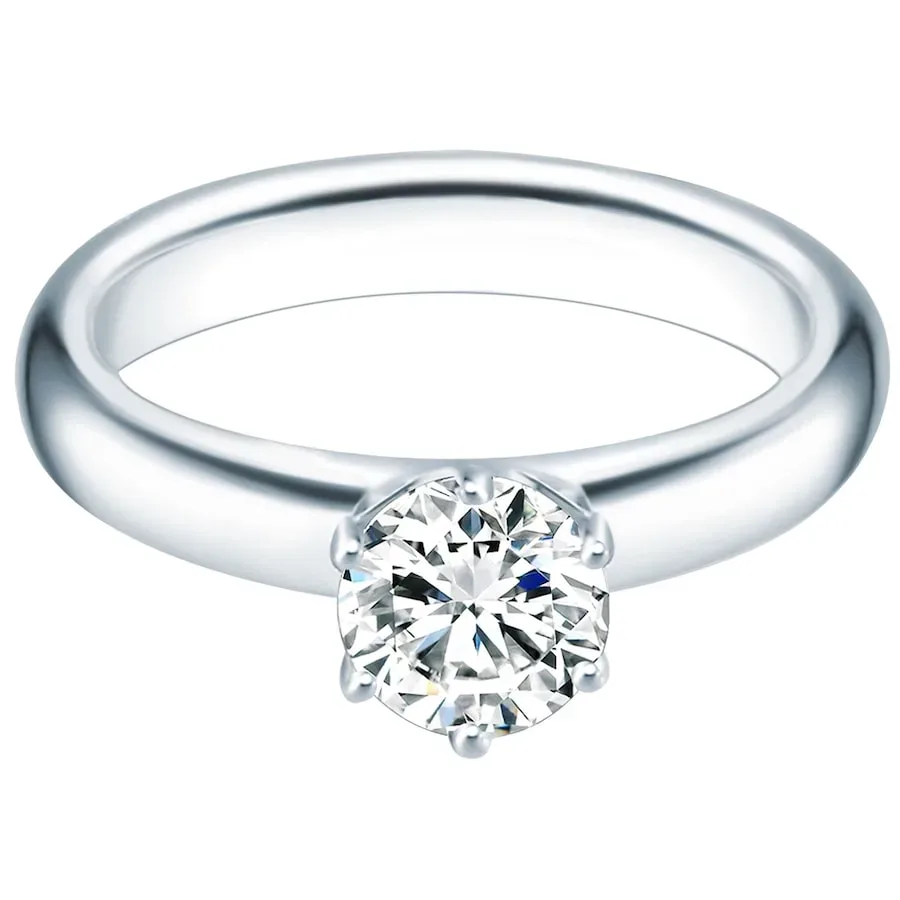 Trilani Ring Sterling Silber Zirkonia in Silber Ringe 1 ct Damen