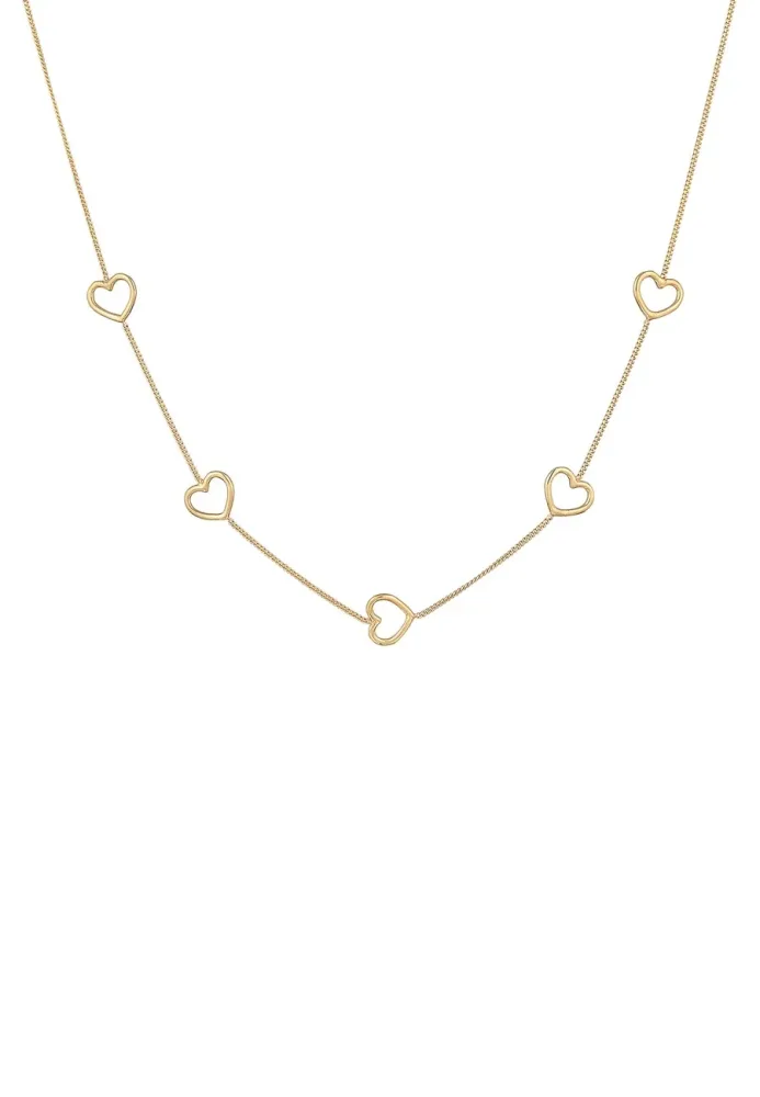 Elli - Halskette Herz Liebe Love, 42cm, Gold
