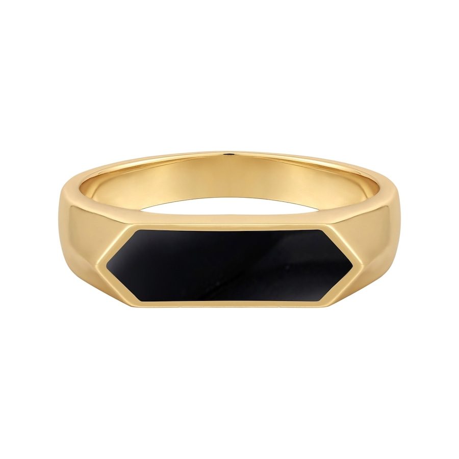 Glanzstücke München Ring aus Sterling Silber in gelbgold Ringe 1 ct Damen