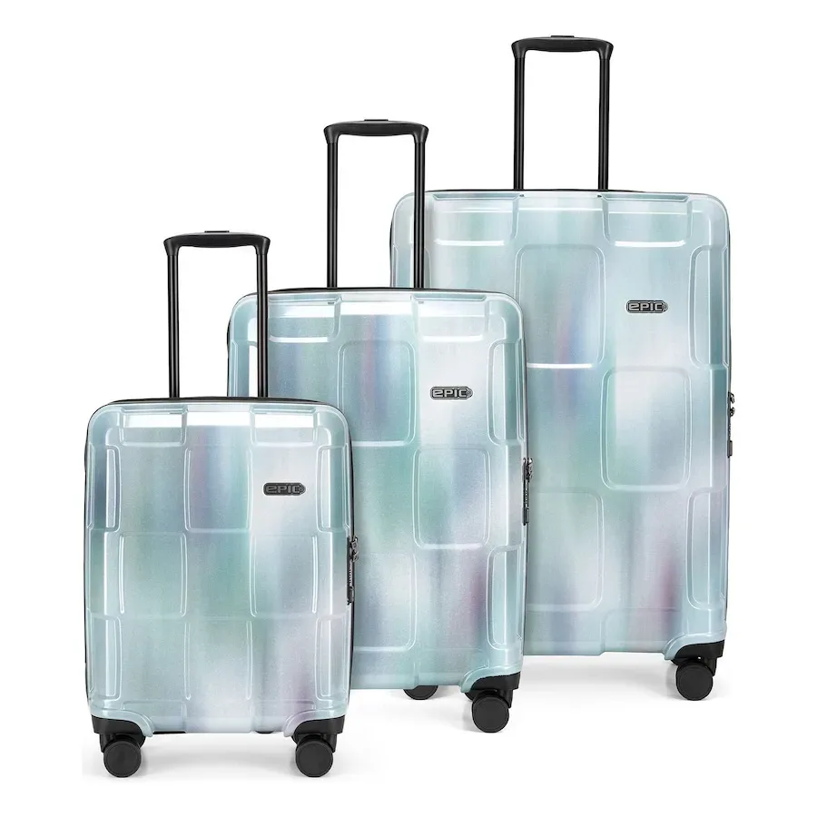 Epic Crate EX Wildlife 4 Rollen Kofferset 3-teilig Reisetaschen 1 ct Grau Herren