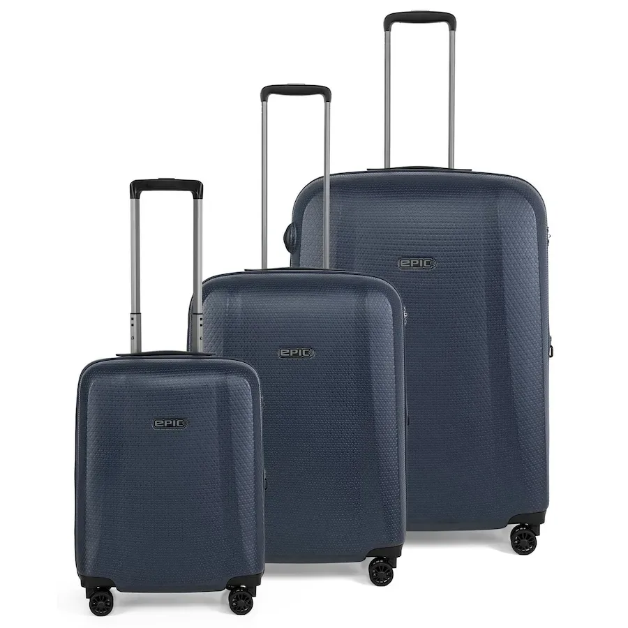 Epic GTO 5.0 4-Rollen Kofferset 3tlg. Reisetaschen 1 ct Schwarz Herren