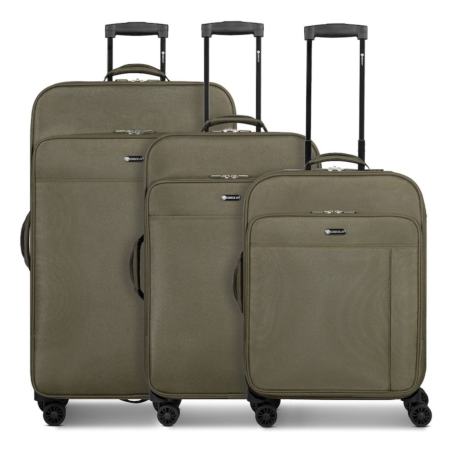 CHECK.IN Sevilla 3.0 4 Rollen Kofferset 3-teilig Koffer & Trolleys 1 ct Grün Herren