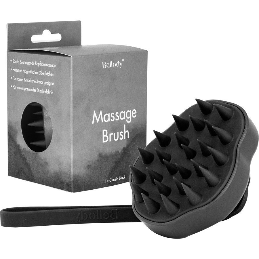 Bellody Scalp Massage Brush Massageöle & Ätherische Öle 1 ct Schwarz