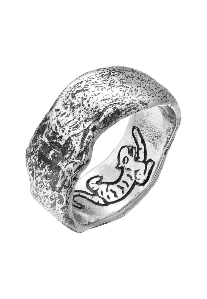 Haze & Glory Bandring - El Tigre Small 925 Silber Ringe 1 ct Herren