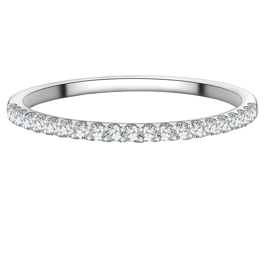 Trilani Ring aus Sterling Silber in silber mit Zirkonia Ringe 1 ct Damen