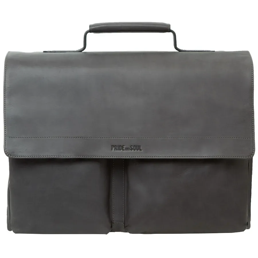 Pride and Soul District Aktentasche Messenger 37 cm Laptopfach Laptoptaschen 1 ct Grau Herren