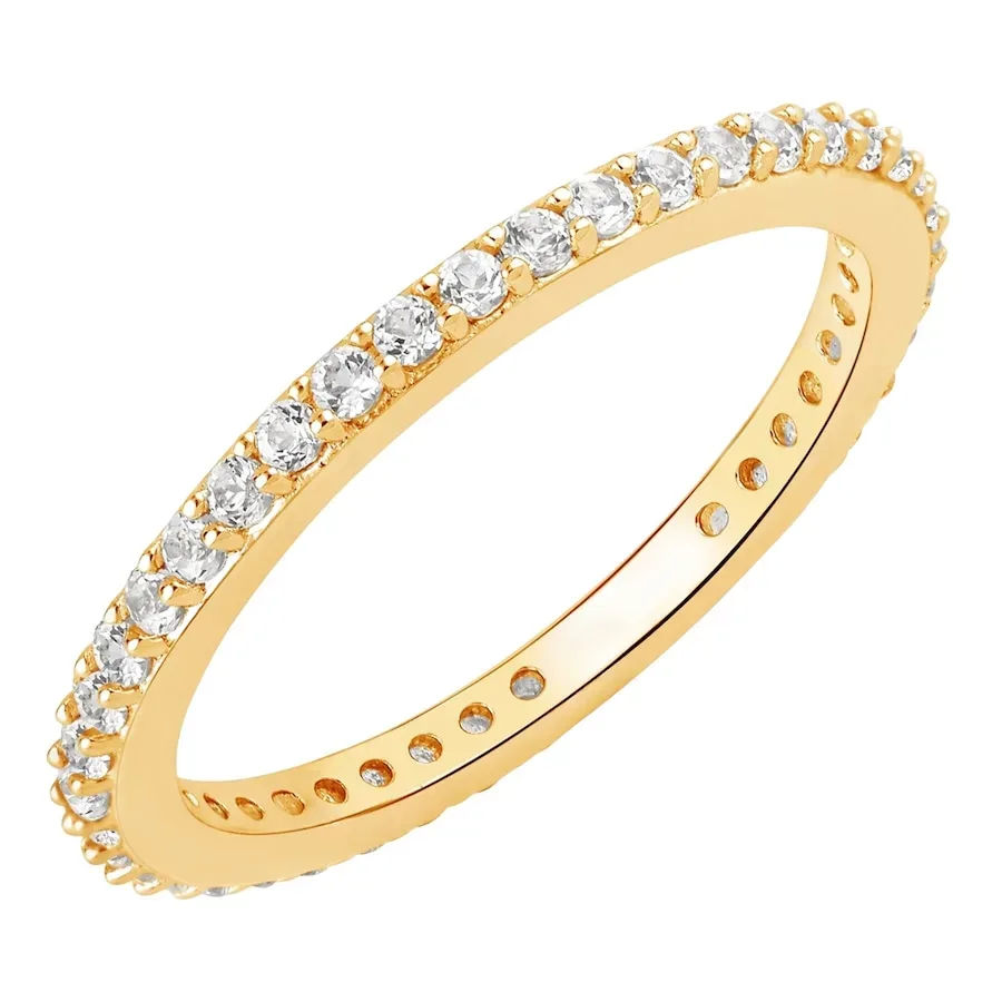Rafaela Donata Ring aus Sterling Silber in Gelbgold mit Topas Ringe 1 ct Damen