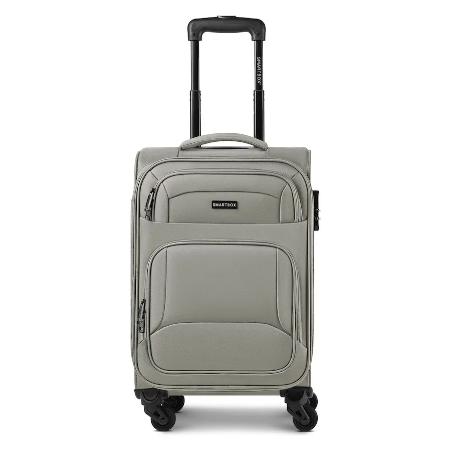 Smartbox Edition 04 4 Rollen Kabinentrolley 55 cm mit Dehnfalte Koffer & Trolleys 1 ct Grau Herren