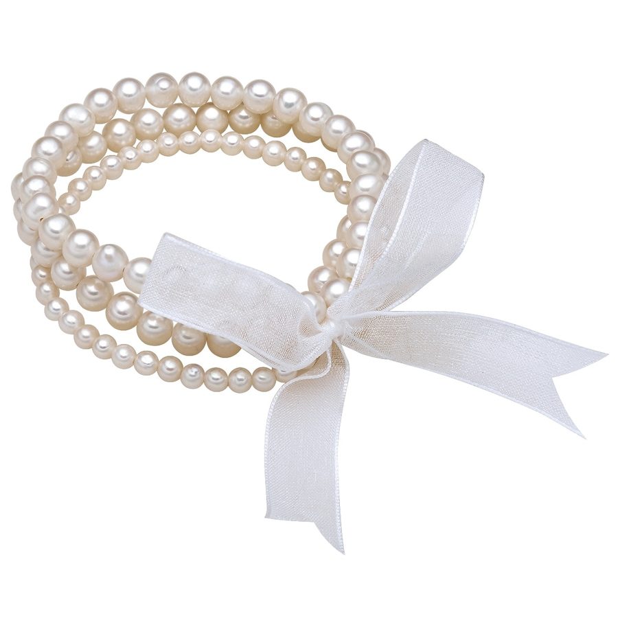 Rafaela Donata Perlen-Armband Süßwasser-Zuchtperle in Weiß Armbänder & Armreife 1 ct Damen