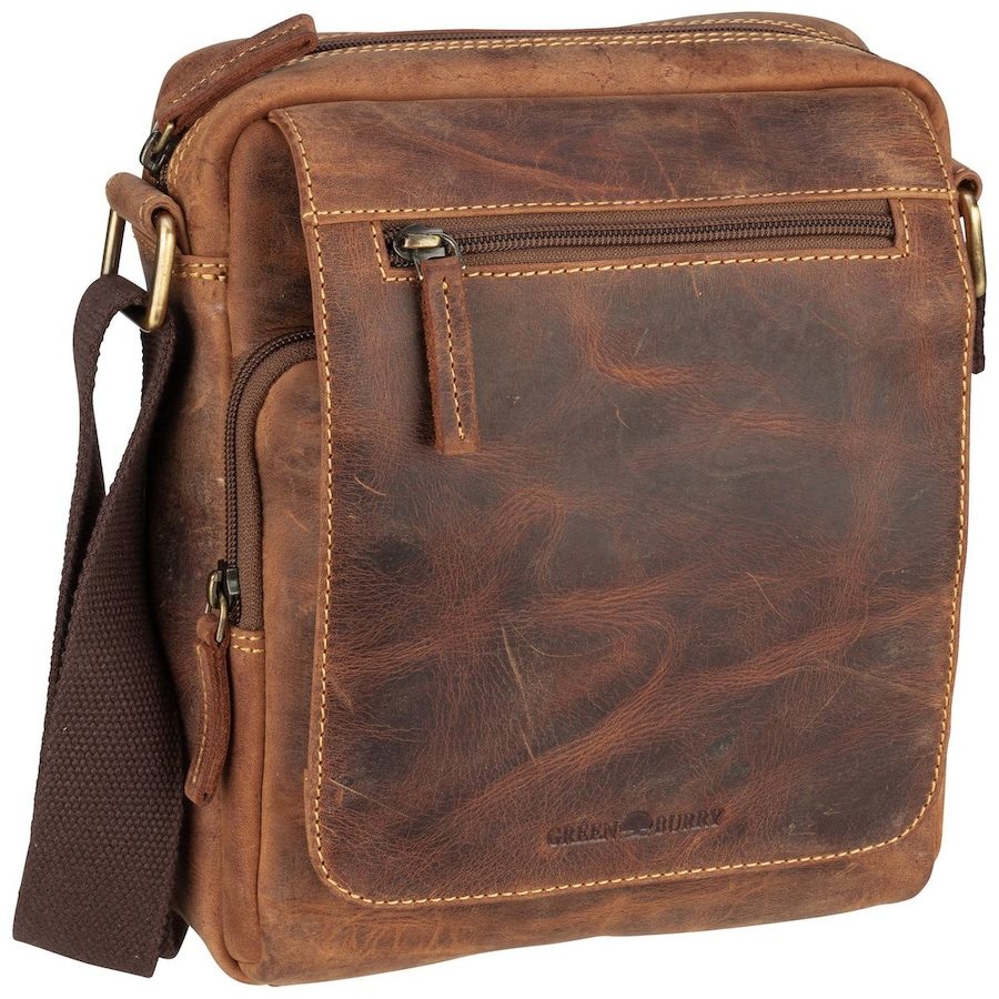 Greenburry Vintage Umhängetasche Handtaschen 1 ct Braun Herren