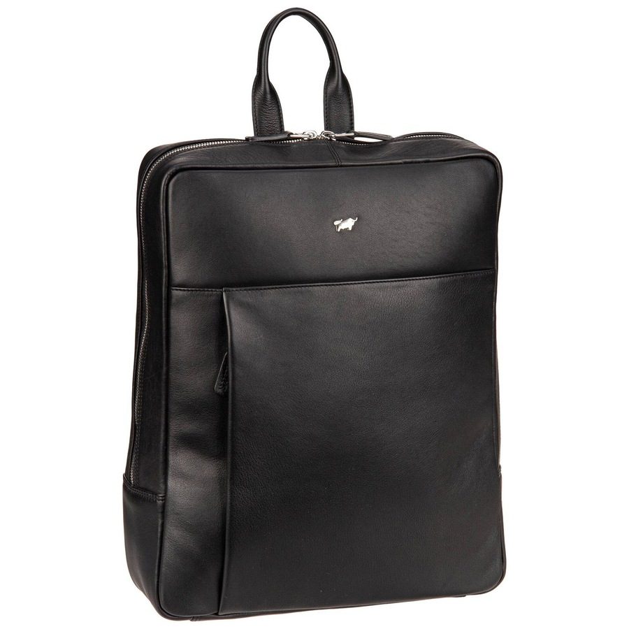 Braun Büffel Golf 3.0 Business-Rucksack Leder 37 cm Laptopfach Rucksäcke 1 ct Schwarz