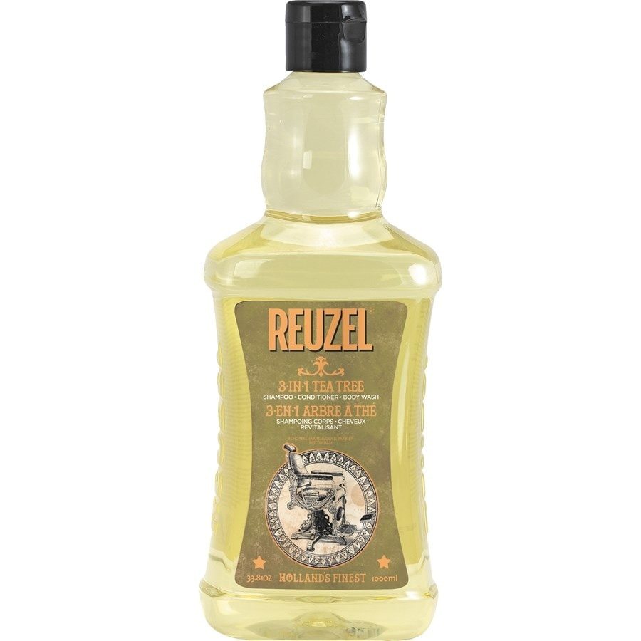 Reuzel 3-In-1 Teebaum Shampoo Conditioner Body Wash 1000ml/33.81oz